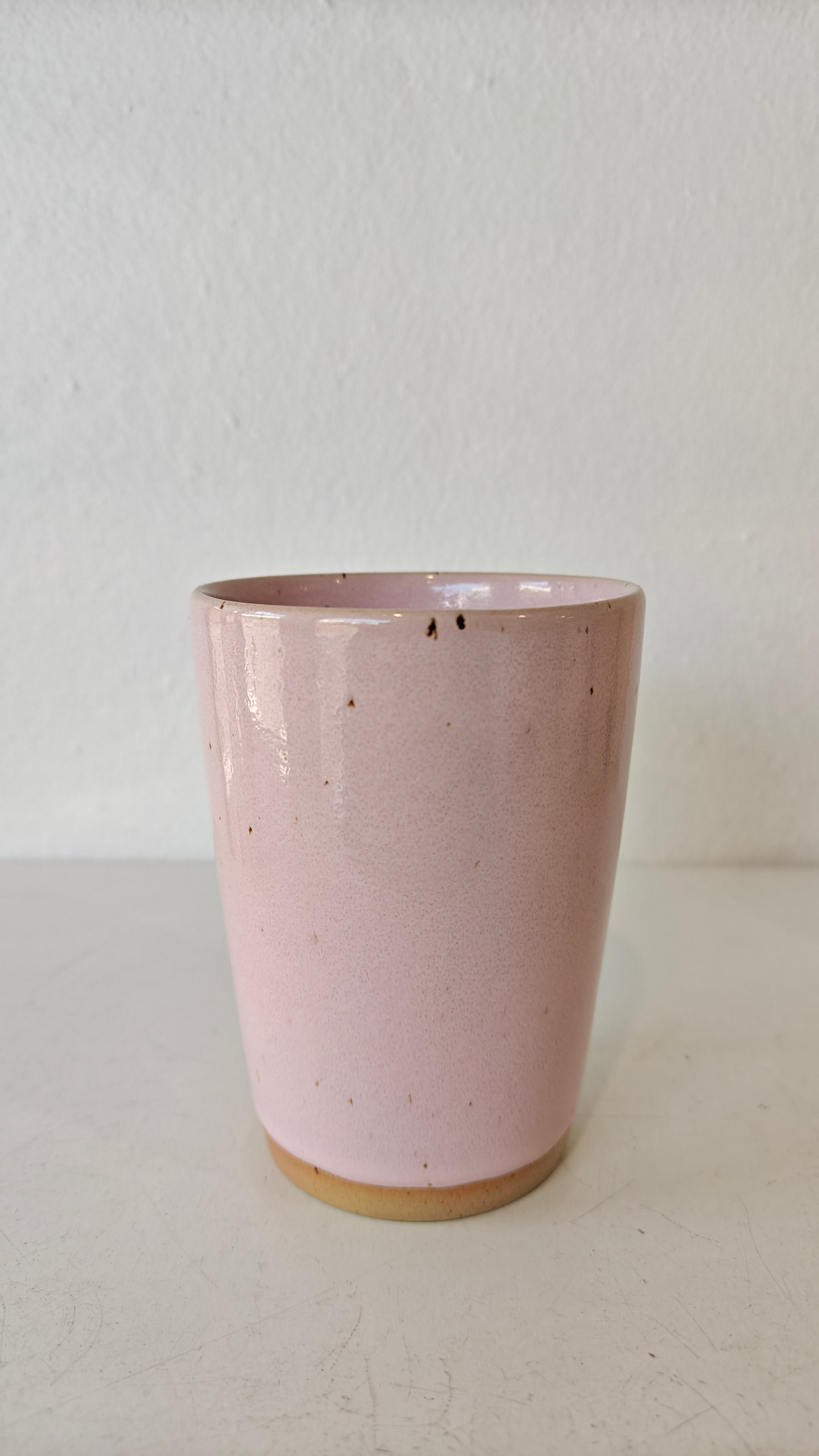 Bornholms Keramik Fabrik ø-kop tall – candy floss