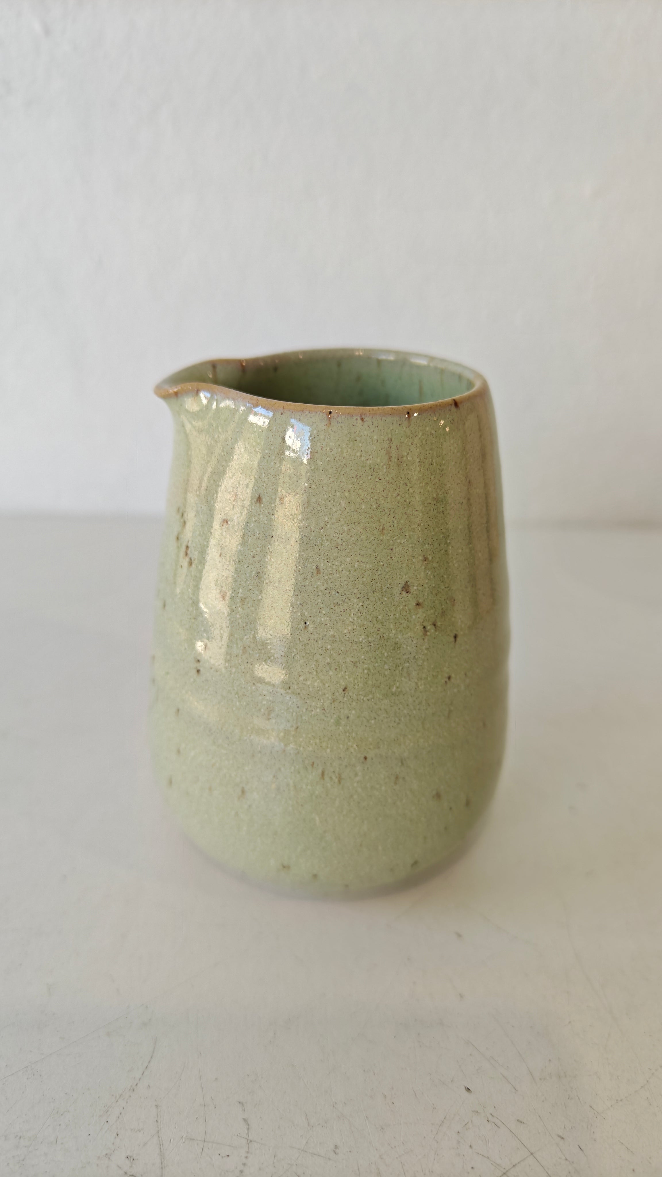 Bornholms Keramik Fabrik Cream Jug – Peppermint
