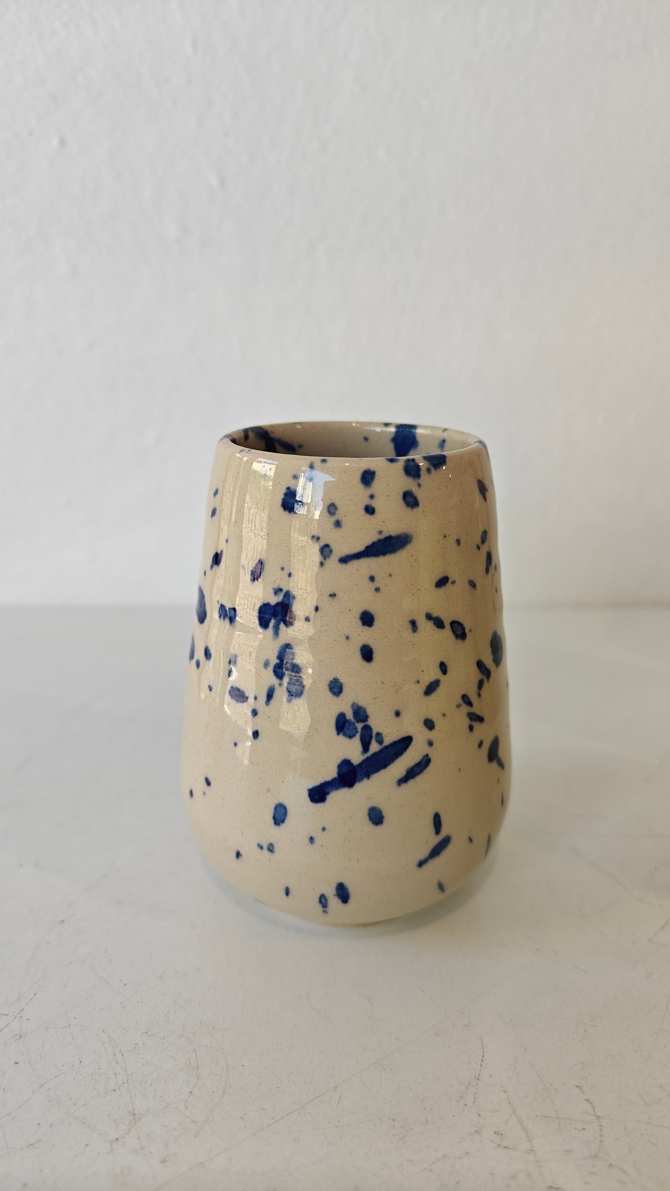 Bornholms Keramik Fabrik Vase tiny – Blue Splash