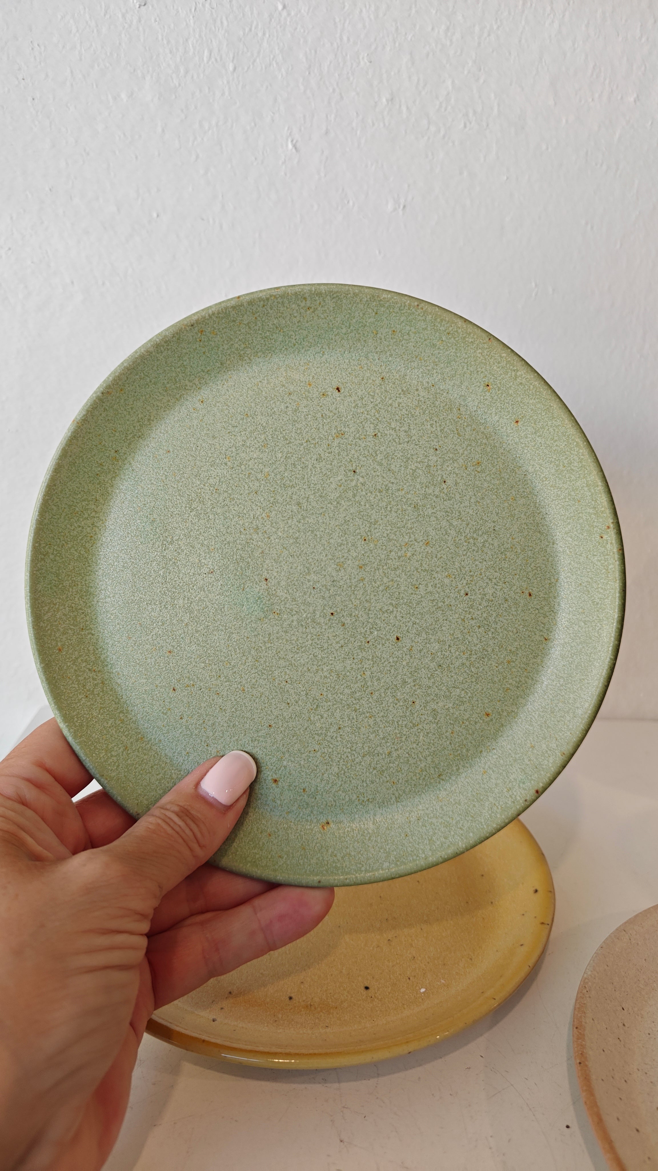Bornholms Keramik Fabrik Ø-Plate Small – Spring Green
