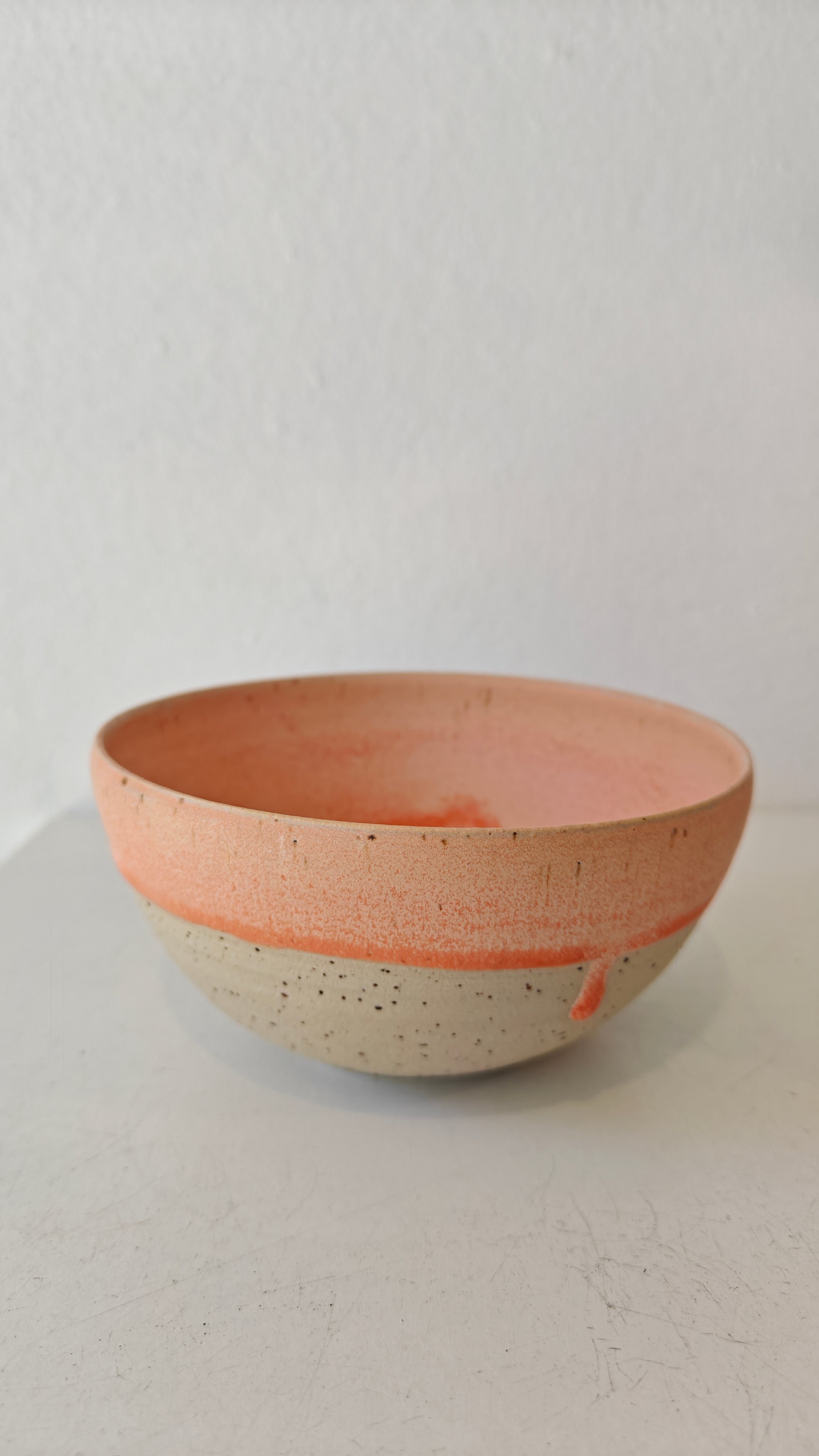 Sandkaas Keramik Morgenmadsskål – Orange