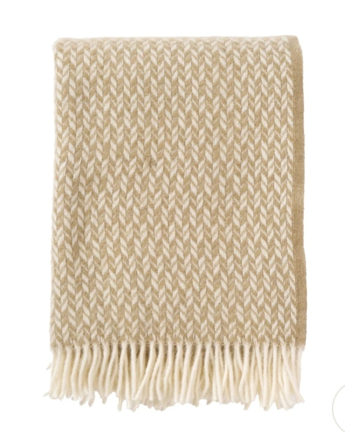 Klippan Plaid Lovik – Beige