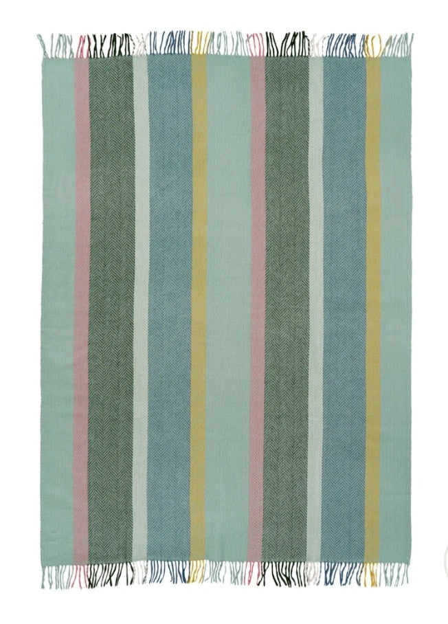 Birka Meadow Plaid – 100% Eco Lammeuld 130x200 cm